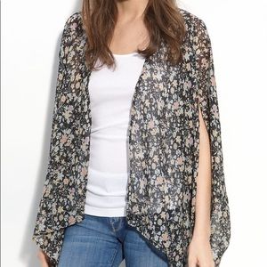 Winter Kate condor wrap Nicole Richie silk top